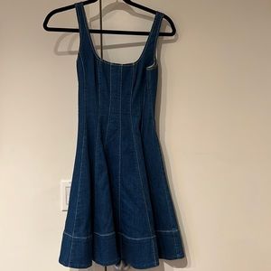 Staud denim “Wells” minidress, size 0